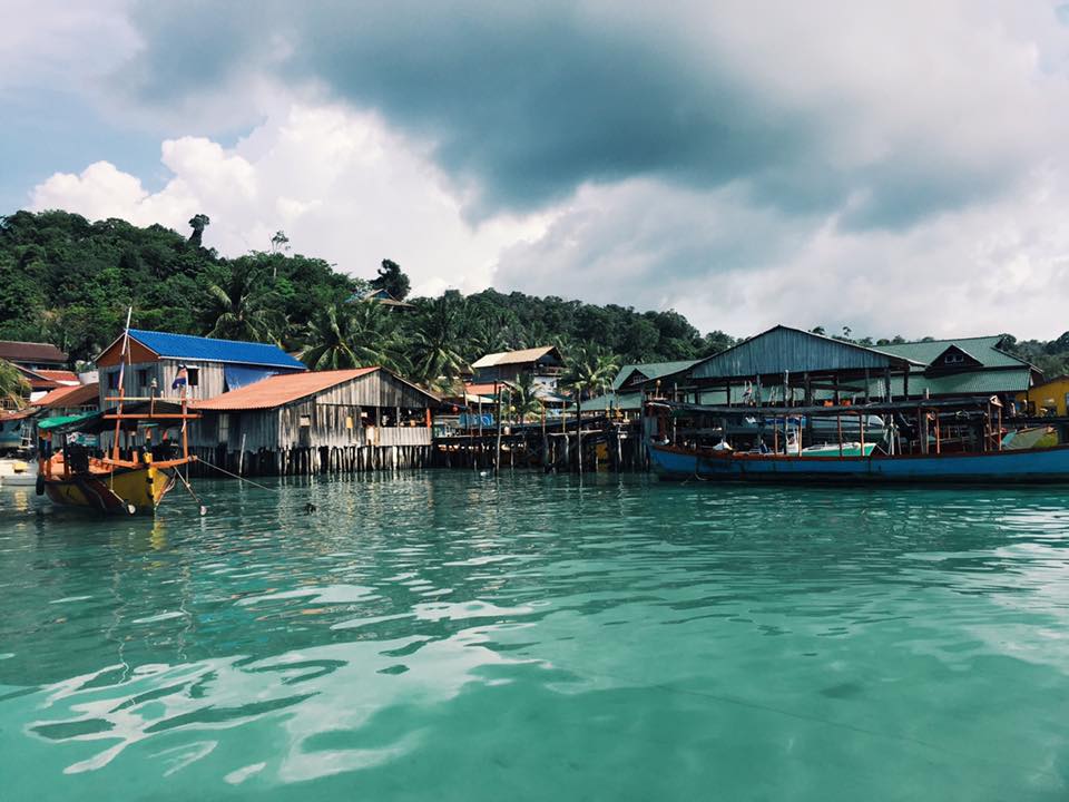 The dock coming into Koh Rong 