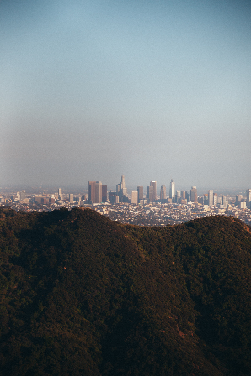 View of DTLA from Mt Hollywood