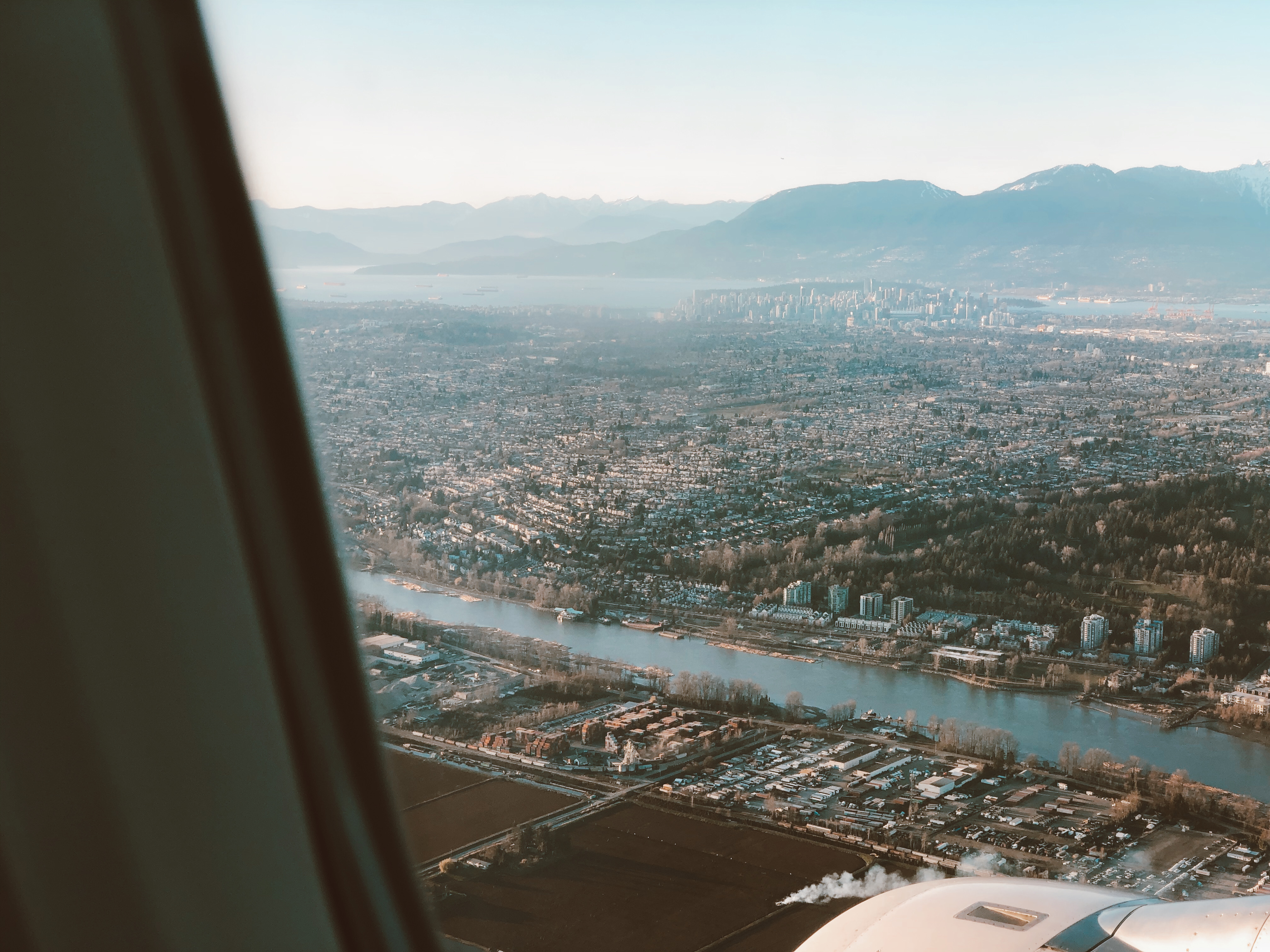 flying into vancouver just before I activated my Canadian working holiday visa 