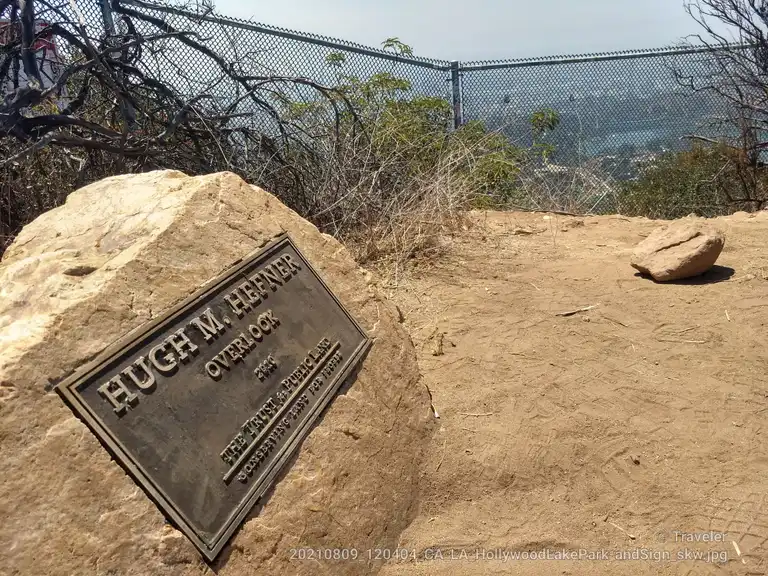 Hugh Hefner overlook is a pit stop on the Wonder View Trail