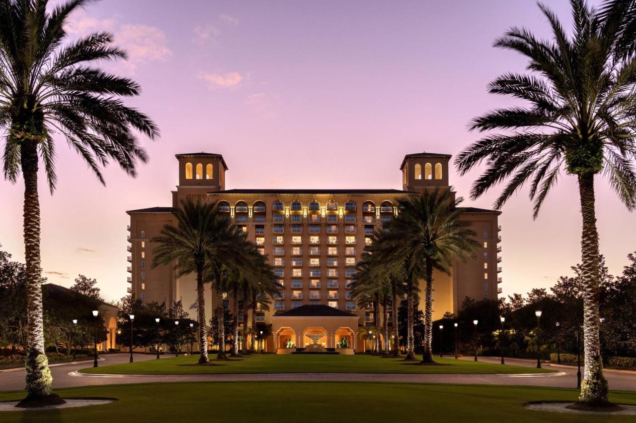 An exterior image of the Ritz Carlton, Orlando