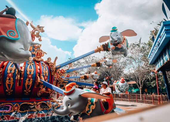 Dumbo ride in Magic Kingdom - Orlando