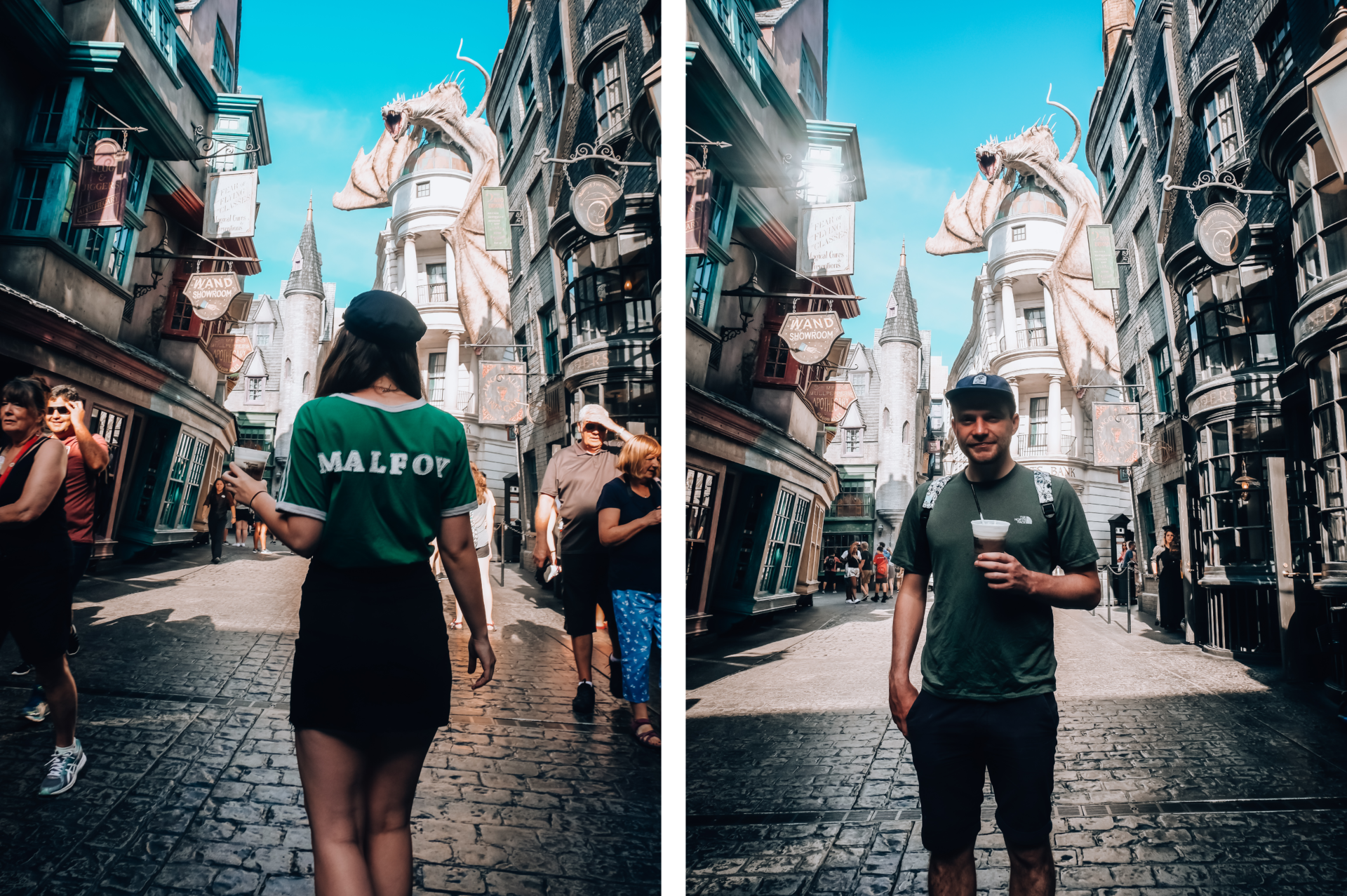 Holly and Phil at the Wizarding World or Harry Potter- Orlando 