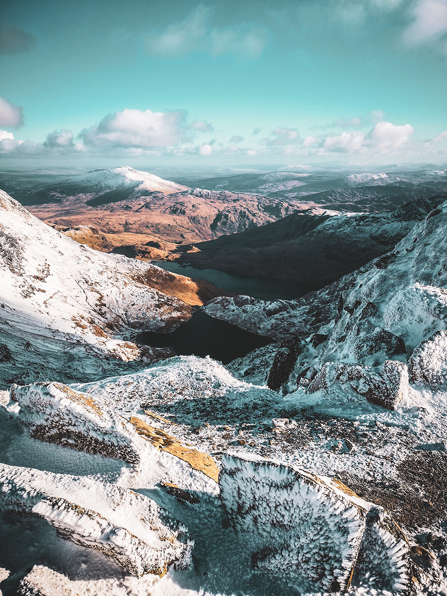Snow in December, Snowdonia Wales
