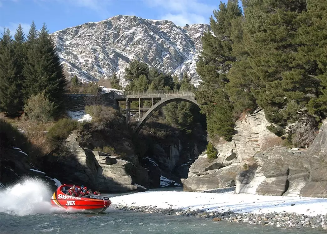 The Shotover jet in Queenstown is worth visiting 