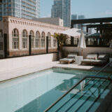 The rooftop pool at the hoxton LA