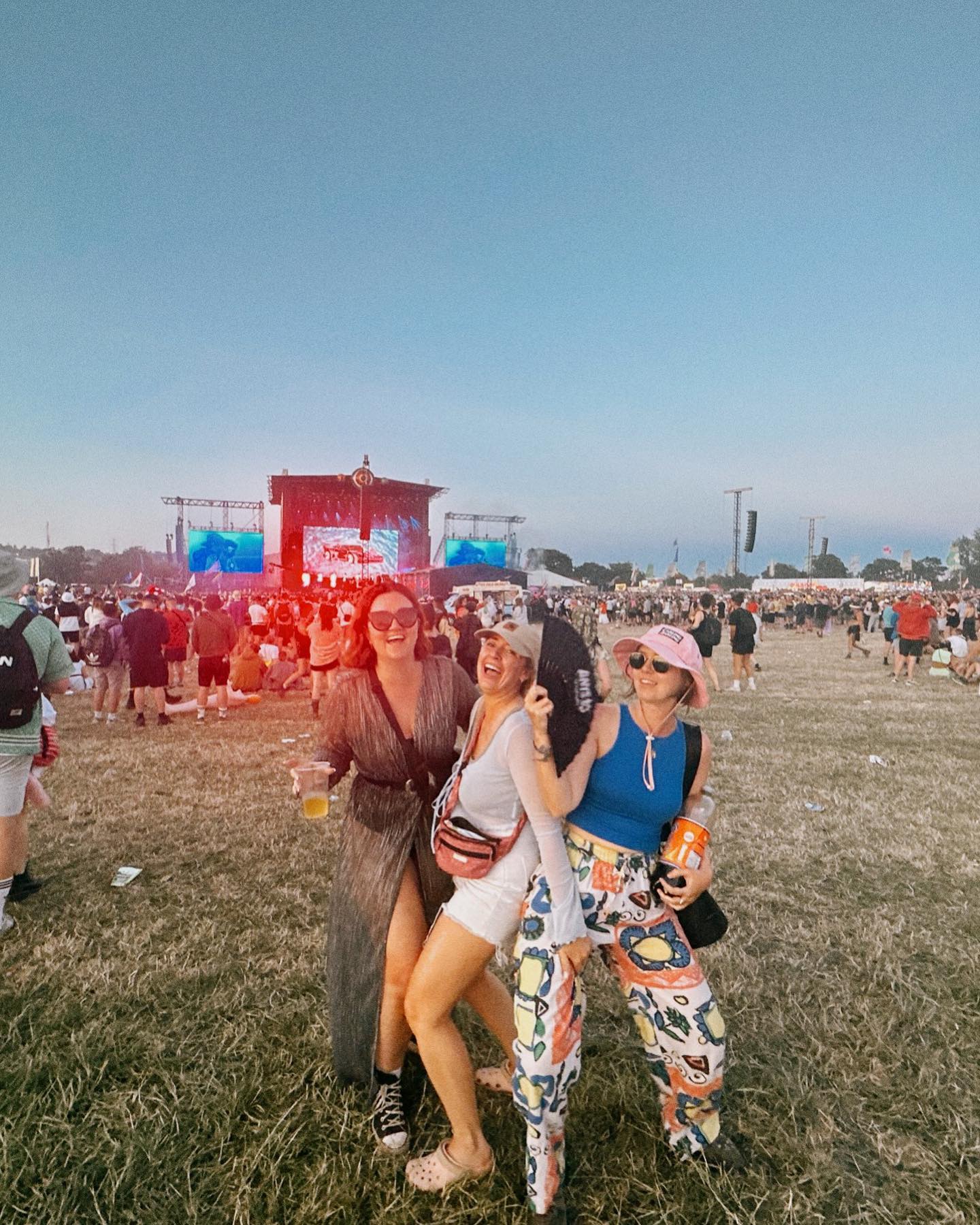 The girls at The Other Stage Glastonbury